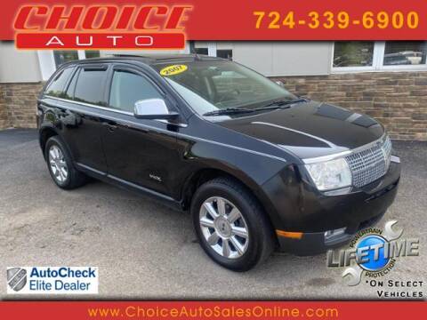 2007 Lincoln MKX for sale at CHOICE AUTO SALES in Murrysville PA