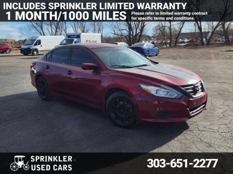 2018 Nissan Altima for sale at Sprinkler Used Cars in Longmont CO