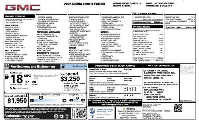 2022 GMC Sierra 1500