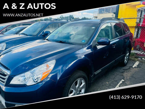 2011 Subaru Outback for sale at A & Z AUTOS in Westfield MA