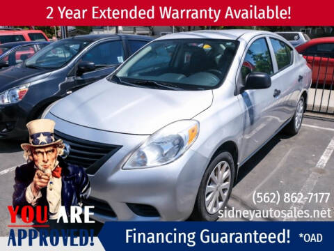 2014 Nissan Versa for sale at Sidney Auto Sales in Downey CA