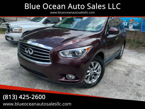 2013 Infiniti JX35 for sale at Blue Ocean Auto Sales LLC in Tampa FL