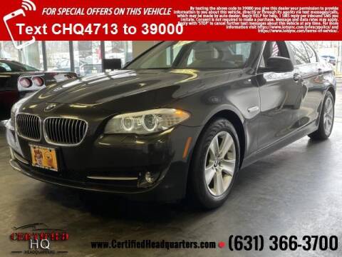 2013 BMW 5 Series for sale at CERTIFIED HEADQUARTERS in Saint James NY