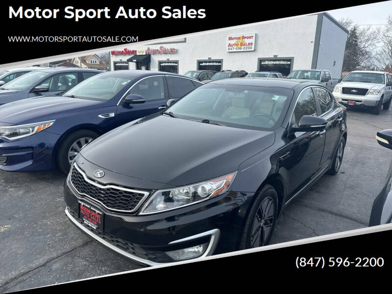 2012 Kia Optima Hybrid for sale at Motor Sport Auto Sales in Waukegan IL