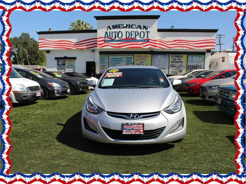 2014 Hyundai Elantra for sale at American Auto Depot in Modesto CA