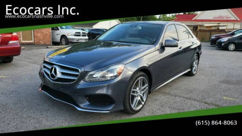 2014 Mercedes-Benz E-Class for sale at Ecocars Inc. in Nashville TN