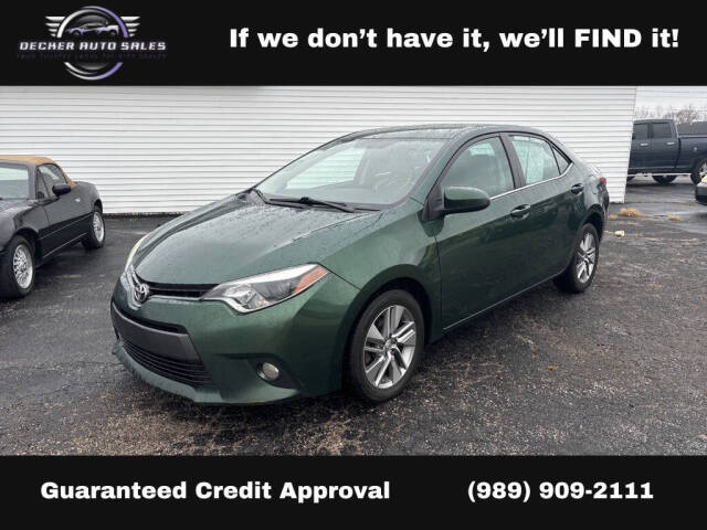 2015 Toyota Corolla for sale at DECKER AUTO SALES in Bay City, MI