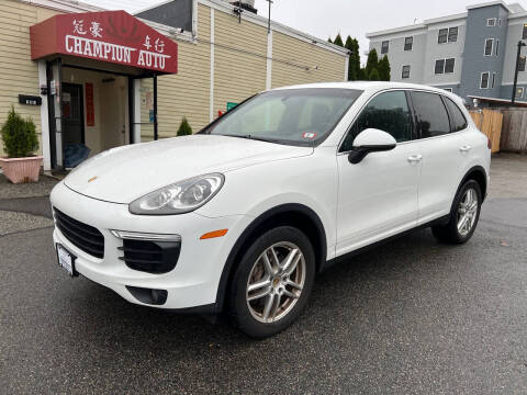 2016 Porsche Cayenne for sale at Champion Auto LLC in Quincy MA