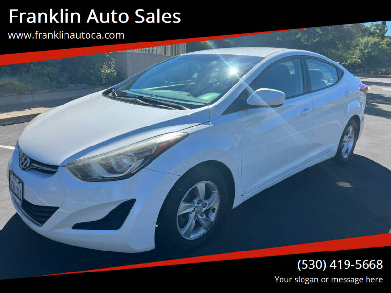 2014 Hyundai Elantra for sale at Franklin Auto Sales in Yuba City CA