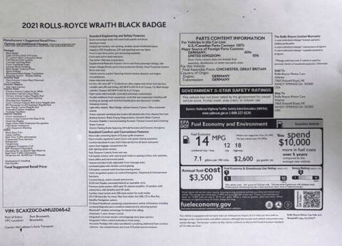 2021 Rolls-Royce Wraith