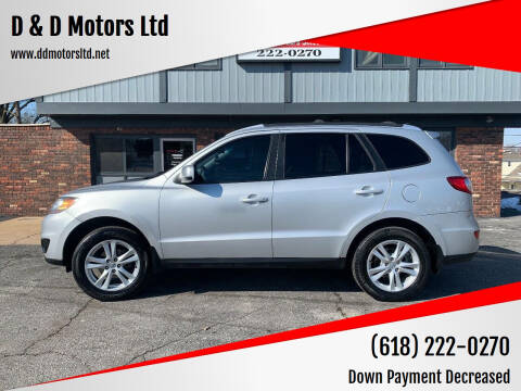 2011 Hyundai Santa Fe for sale at D & D Motors Ltd in Belleville IL