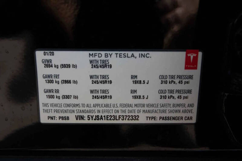 2020 Tesla Model S