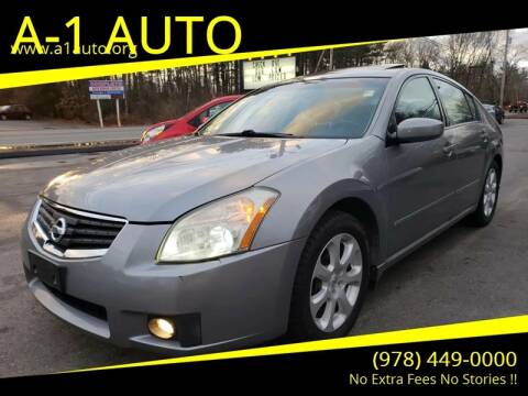 2007 Nissan Maxima for sale at A-1 Auto in Pepperell MA