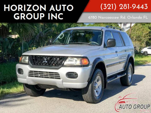 2003 Mitsubishi Montero Sport for sale at HORIZON AUTO GROUP INC in Orlando FL