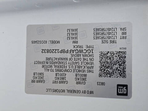 2023 Chevrolet Express 2500