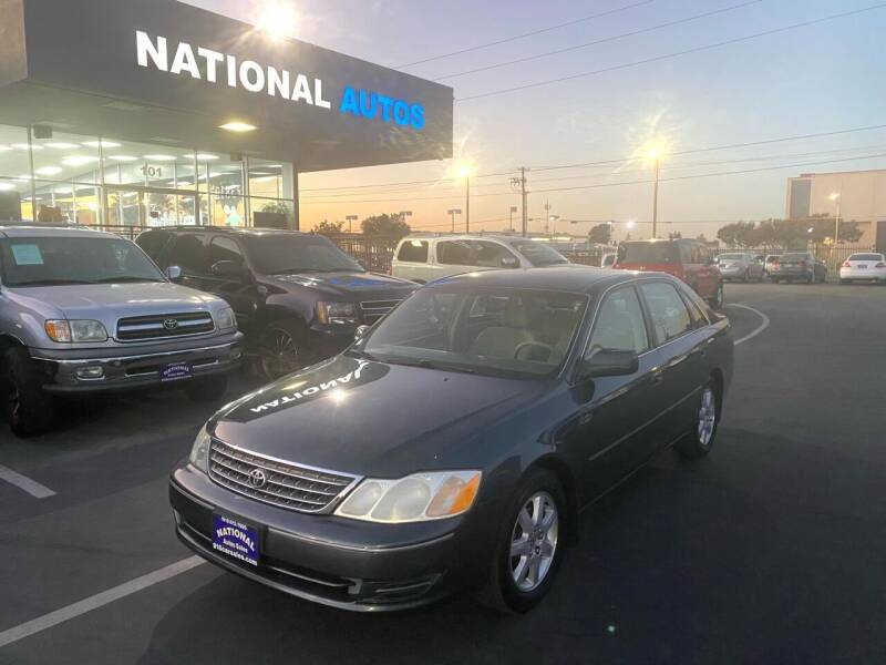 2003 Toyota Avalon for sale at National Autos Sales in Sacramento CA