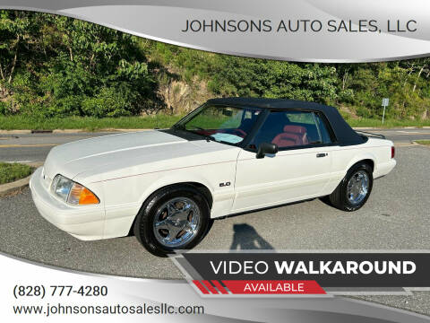 1993 Ford Mustang for sale at Johnsons Auto Sales, LLC in Marshall NC