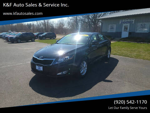 2012 Kia Optima for sale at K&F Auto Sales & Service Inc. in Jefferson WI