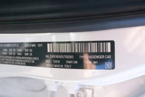 2018 Alfa Romeo Giulia Quadrifoglio