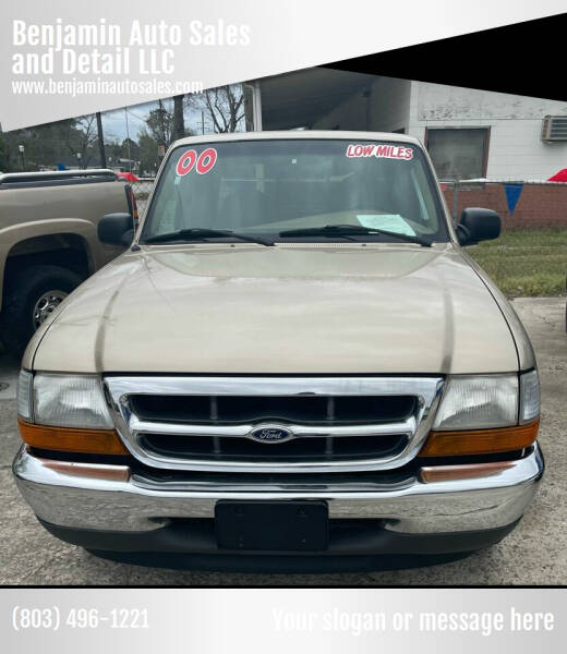 2000 Ford Ranger for sale at Benjamin Auto Sales and Detail LLC in Holly Hill SC