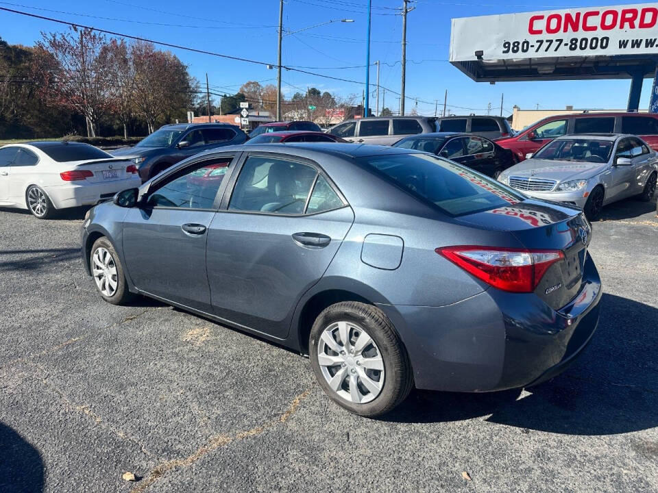 2016 Toyota Corolla for sale at Concord Auto Mall in Concord, NC