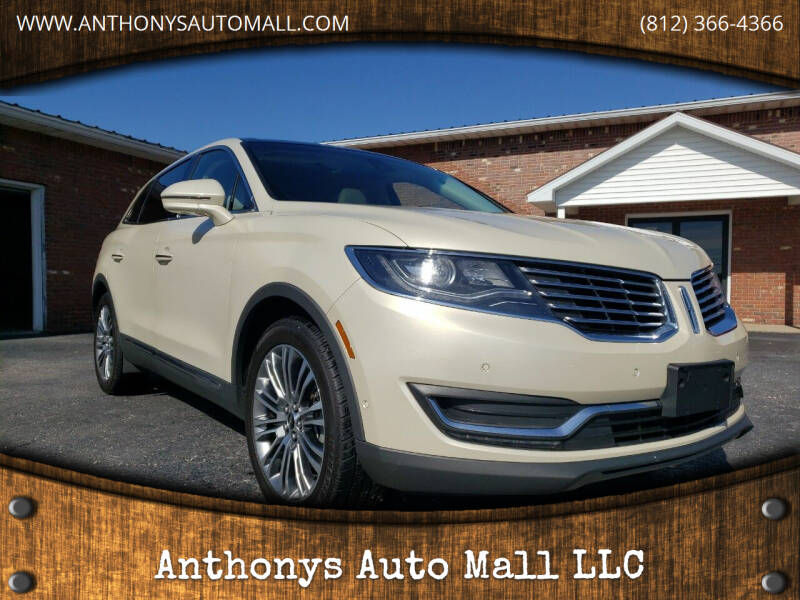 2016 Lincoln MKX for sale at Anthonys Auto Mall LLC in New Salisbury IN
