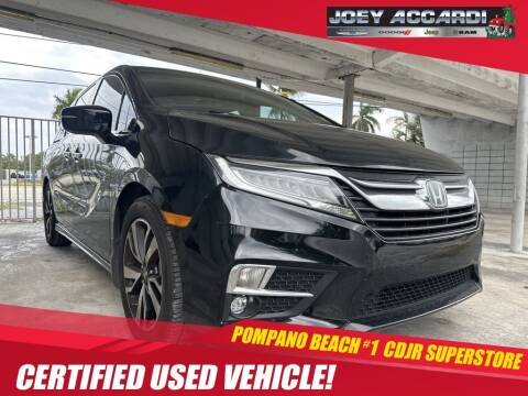 2019 Honda Odyssey for sale at PHIL SMITH AUTOMOTIVE GROUP - Joey Accardi Chrysler Dodge Jeep Ram in Pompano Beach FL