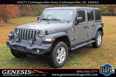 2020 Jeep Wrangler Unlimited for sale at Genesis Of Cottageville in Cottageville SC