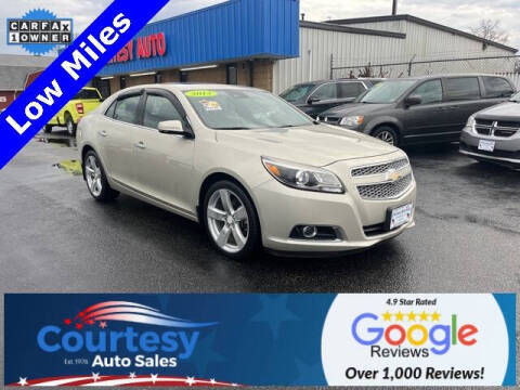 2013 Chevrolet Malibu for sale at Courtesy Auto Sales in Chesapeake VA