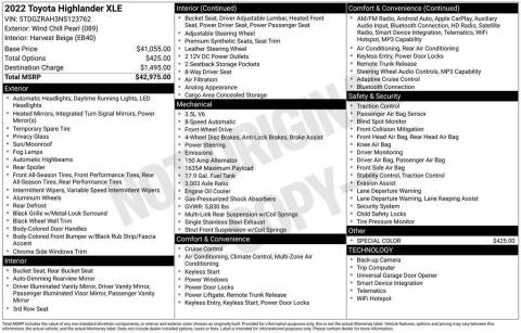 2022 Toyota Highlander XLE