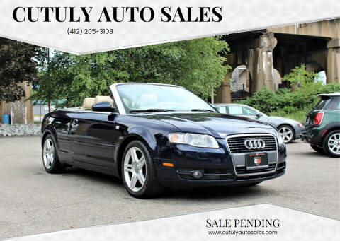 2007 Audi A4 for sale at Cutuly Auto Sales in Pittsburgh PA