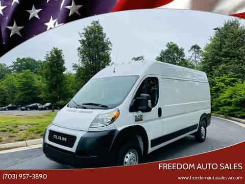 2021 RAM ProMaster for sale at Freedom Auto Sales in Chantilly VA