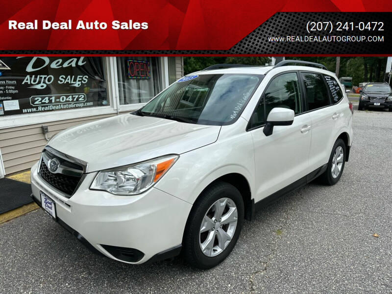 2015 Subaru Forester for sale at Real Deal Auto Sales in Auburn ME