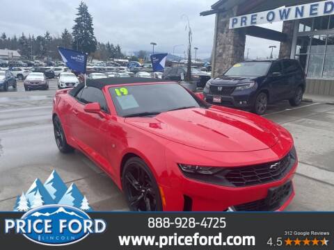 2019 Chevrolet Camaro for sale at Price Ford Lincoln in Port Angeles WA