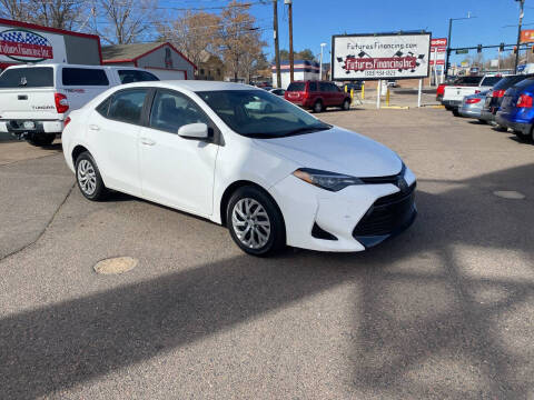 2018 Toyota Corolla for sale at FUTURES FINANCING INC. in Denver CO