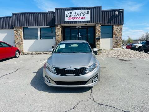 2015 Kia Optima for sale at United Auto Sales and Service in Louisville KY