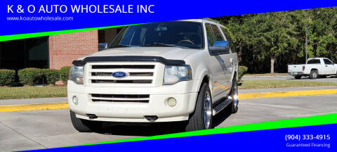 2007 Ford Expedition for sale at K & O AUTO WHOLESALE INC in Jacksonville FL