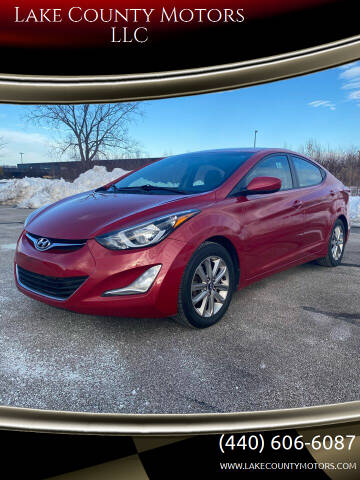 2014 Hyundai Elantra for sale at Lake County Motors LLC in Mentor OH