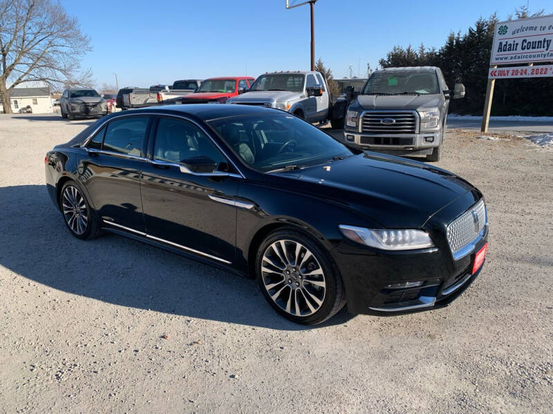 2017 Lincoln Continental for sale at GREENFIELD AUTO SALES in Greenfield IA