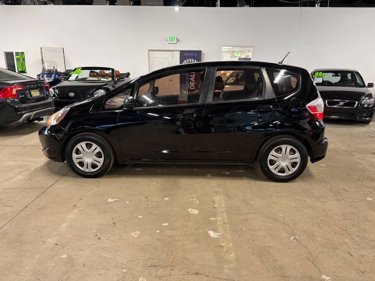 Black 2009 Honda Fit Base Base 4dr Hatchback 5A 2