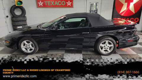 1995 Pontiac Firebird for sale at PRIME RIDEZ LLC & RHINO LININGS OF CRAWFORD COUNTY in Meadville PA