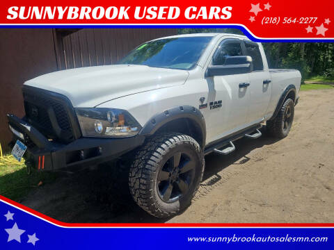 2013 RAM 1500 for sale at SUNNYBROOK USED CARS in Menahga MN