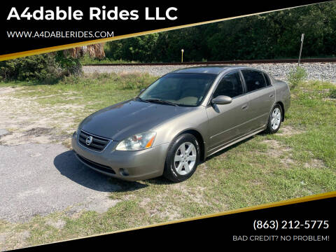 2002 Nissan Altima for sale at A4dable Rides LLC in Haines City FL