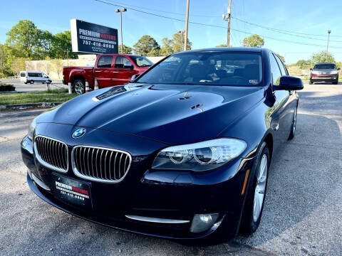 2013 BMW 5 Series for sale at Premium Motor's LLC in Norfolk VA