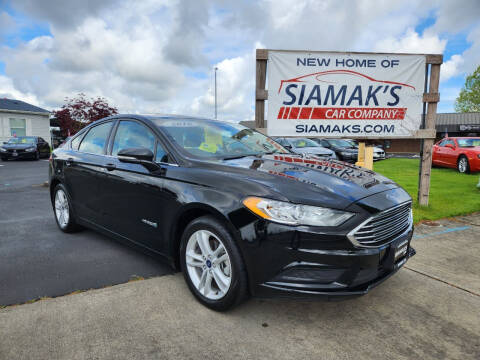 2018 Ford Fusion Hybrid for sale at Siamak's Car Company llc in Woodburn OR
