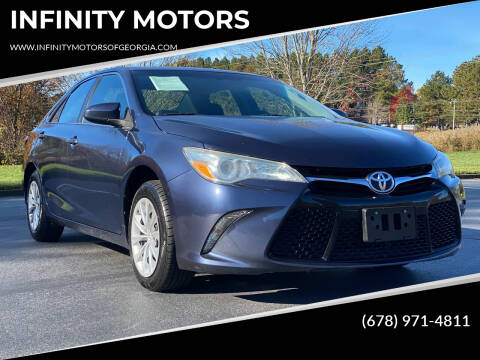 2015 Toyota Camry for sale at INFINITY MOTORS in Gainesville GA