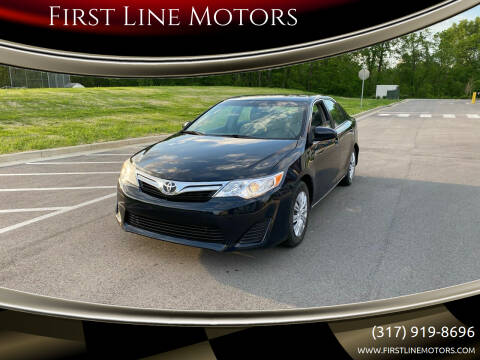 2012 Toyota Camry for sale at First Line Motors in Brownsburg IN