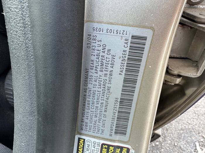 2004 Volkswagen Passat