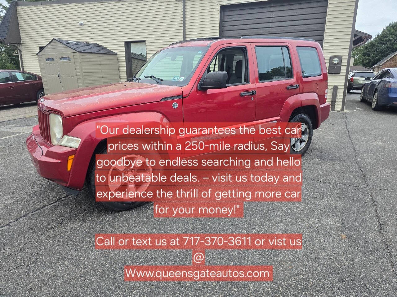 2008 Jeep Liberty for sale at QUEENSGATE AUTO SALES in York, PA