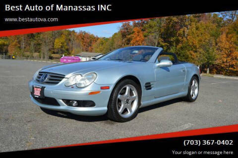 2003 Mercedes-Benz SL-Class for sale at Best Auto of Manassas INC in Manassas VA